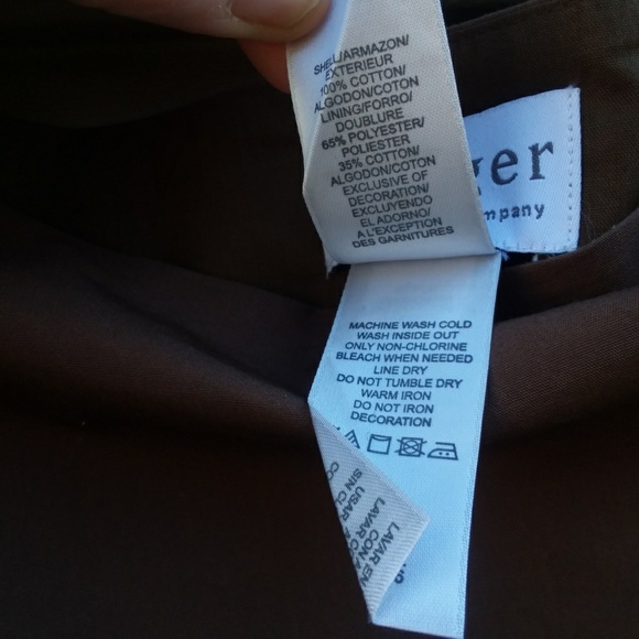 Villager Sz 16 Brown Embroidered Skirt - Picture 6 of 6